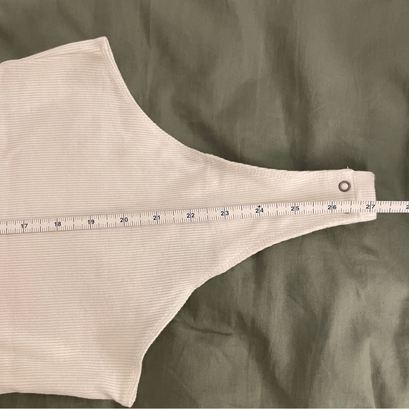 Abercrombie & Fitch White Ribbed Polo Bodysuit (Size XS) - Picture 8 of 10